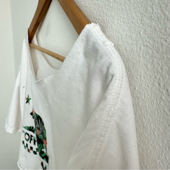 Vans Off The Wall Off the Shoulder Crop Top - Picture 6 of 9